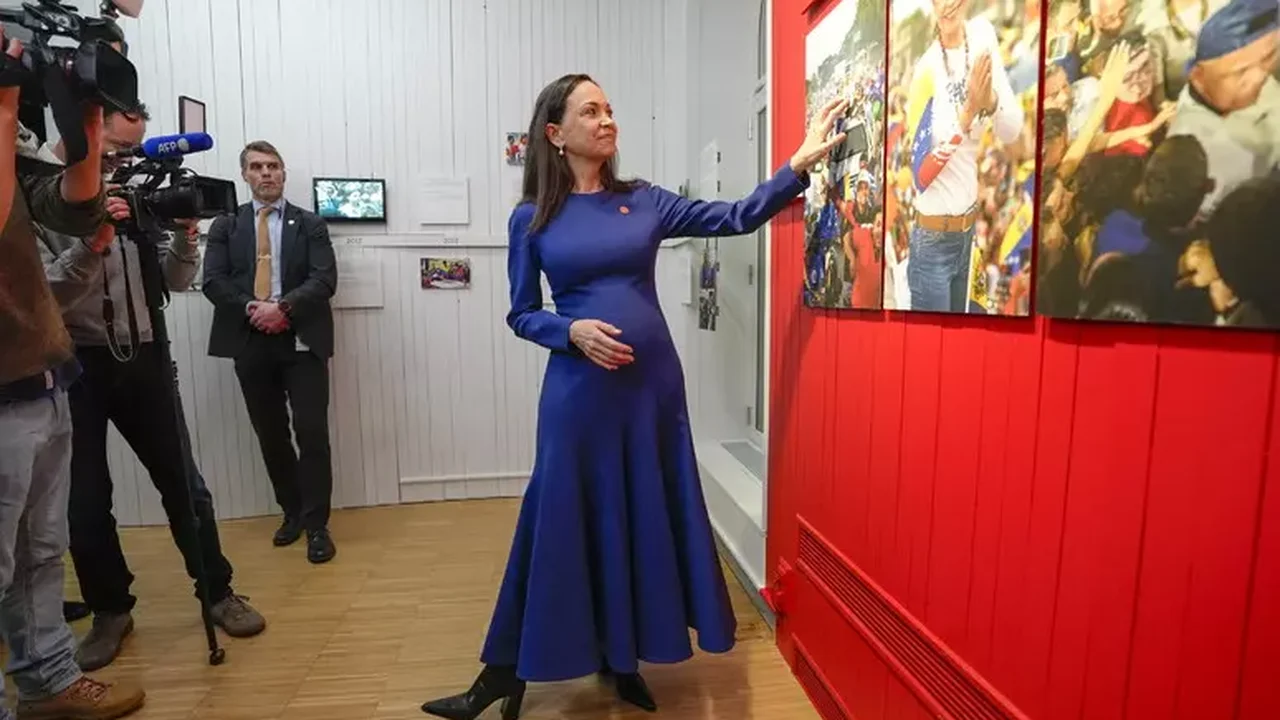 Machado não está mais em Oslo, diz porta-voz da Nobel da Paz