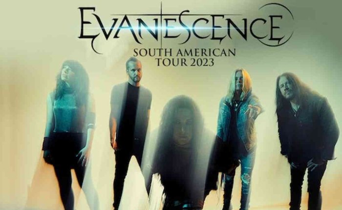 Evanescence anunciou turnê pelo Brasil para este ano