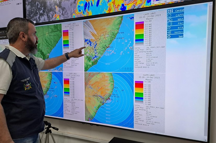 Fenômeno em Estrela de Alagoas é incomum na região e causado por mudança na direção do vento