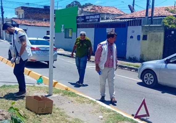 Vigilância Sanitária de Maceió identifica descarte irregular de resíduos de saúde na Ponta Grossa