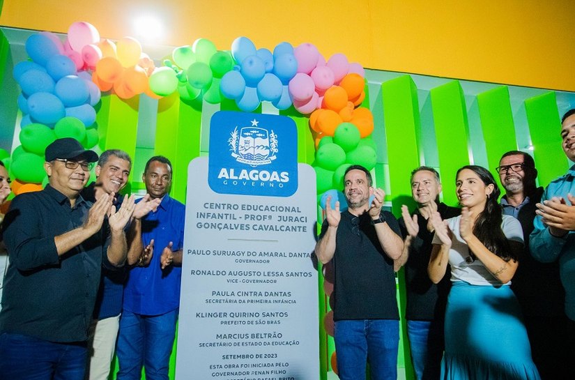 Paulo Dantas inaugura creche Cria e entrega obras do Minha Cidade Linda em São Brás