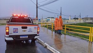 Defesa Civil de Aracaju emite alerta de continuidade de chuvas nas próximas 24h