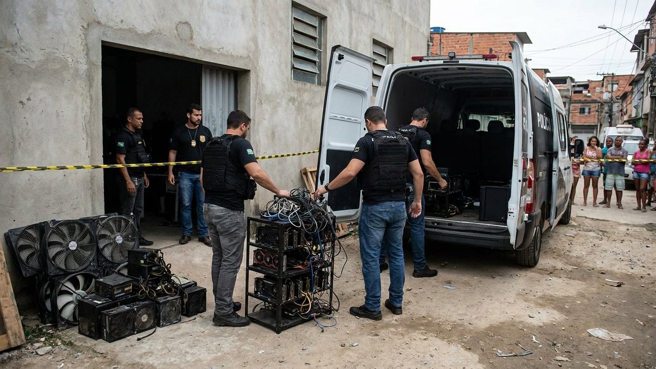 Central clandestina de mineração de criptomoedas é desarticulada na Baixada Fluminense