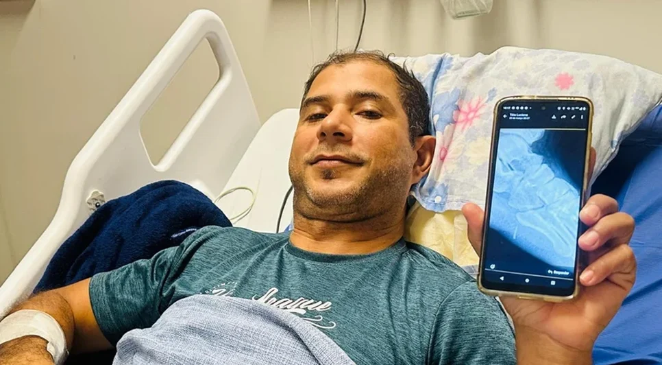 homem-e-submetido-a-cirurgia-apos-acidente-com-ferrao-de-peix