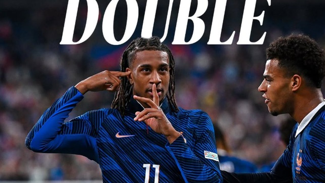 Liga das Nações: Olise brilha em vitória da França com dois gols e se destaca no torneio