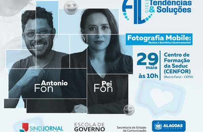 Tendências & Soluções realiza workshop de Fotografia Mobile com Pei Fon e Antônio Fon