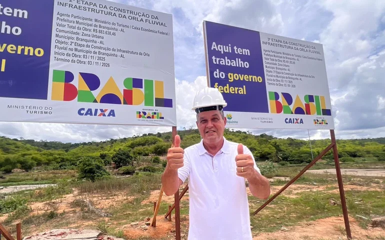 Prefeitura de Branquinha irá construir nova praça, creche e recuperar trecho da orla