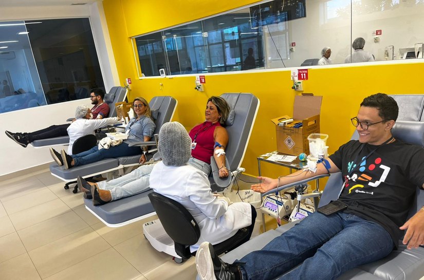 Itec mobiliza colaboradores em ação solidária para reforçar estoque de sangue do Hemoal