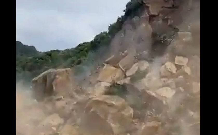 Deslizamento de terra deixa feridos em Taiwan; veja vídeo