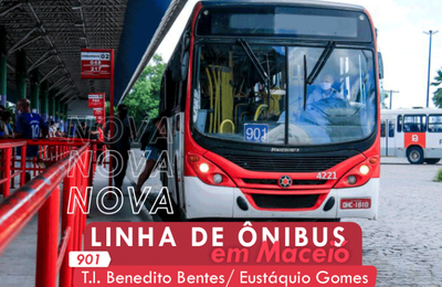 Confira as opções de integração temporal da linha 901 em Maceió
