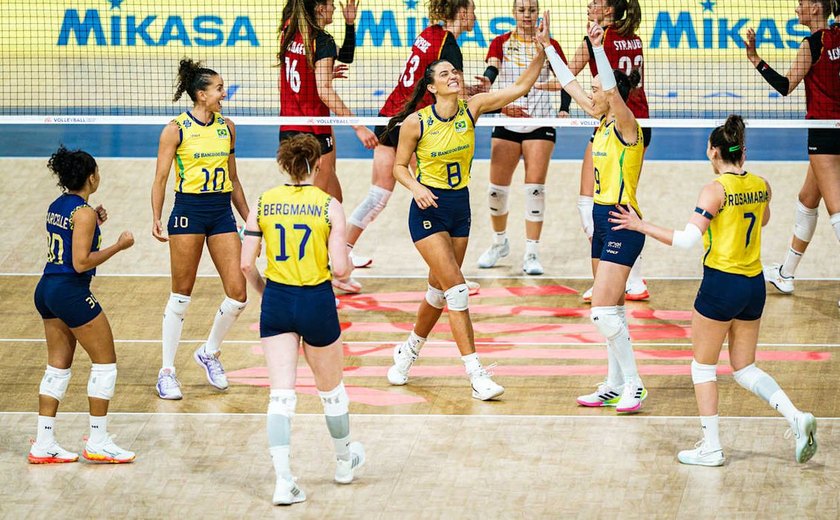 Brasil vence Alemanha e encara Japão na semi da Liga das Nações