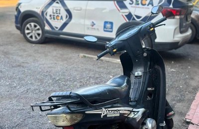 Lei Seca recupera ciclomotor com queixa de roubo/furto em Arapiraca