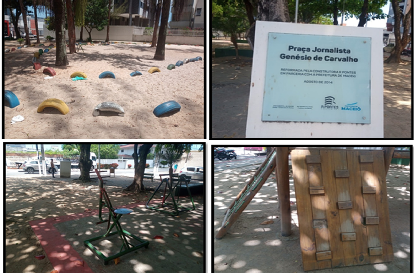 Aldo Loureiro pede ao município manutenção de brinquedos na Praça Jornalista Genésio de Carvalho