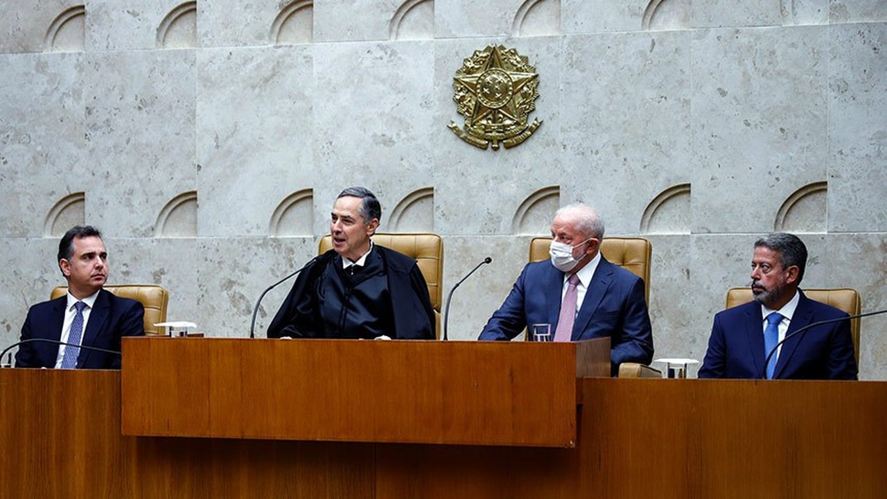 Pacheco participa da posse de Barroso como presidente do STF