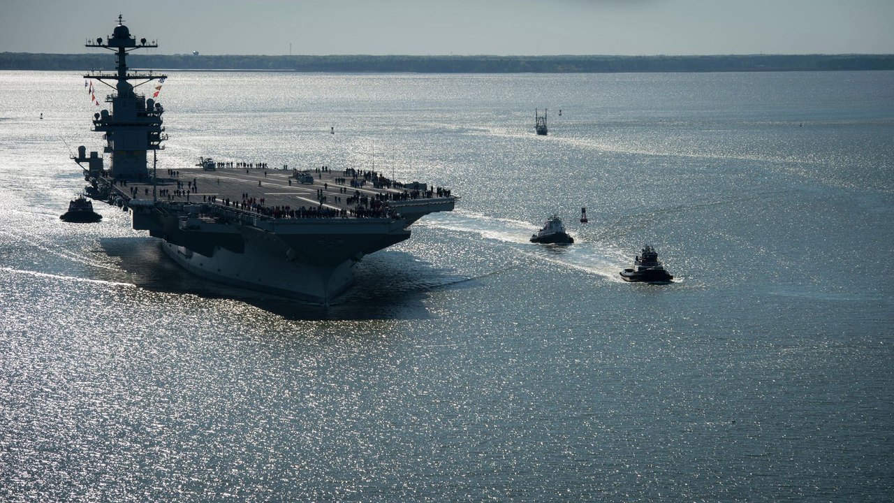 Marinha dos EUA alerta para risco de falha mecânica em novo navio de guerra