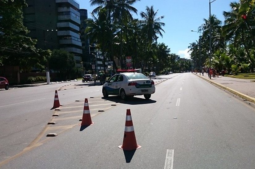 Trânsito será interditado nesta 4ª para dia de lazer especial na Ponta Verde