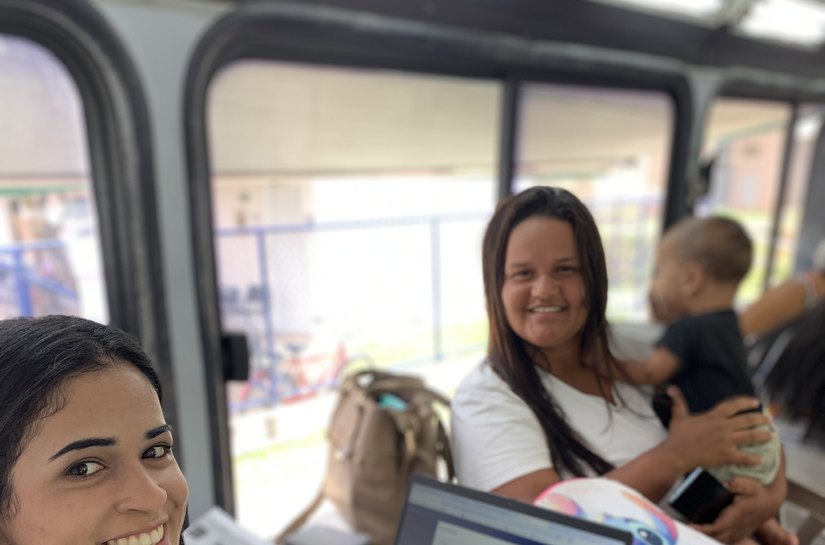 Moradores do Parque dos Caetés recebem serviços do Cadastro Único