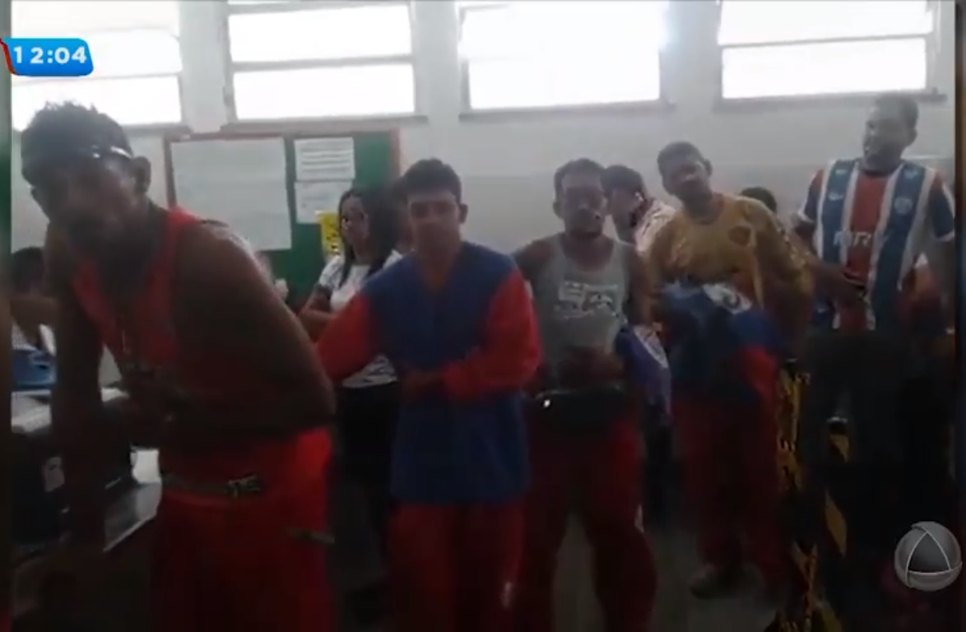Operários passam mal em Itabaiana / Foto: Print do balanço geral sergipe