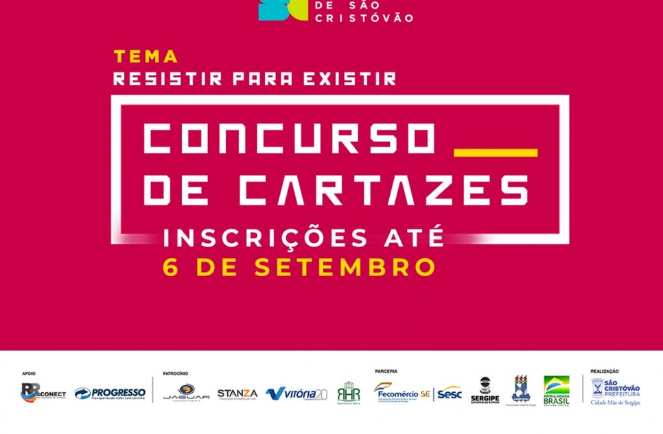 cartaz do evento / Foto: Prefeitura Municipal de São Cristóvão