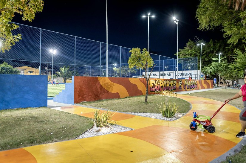 Parque Osman Loureiro, um dos maiores da parte alta de Maceió, transforma rotina dos moradores