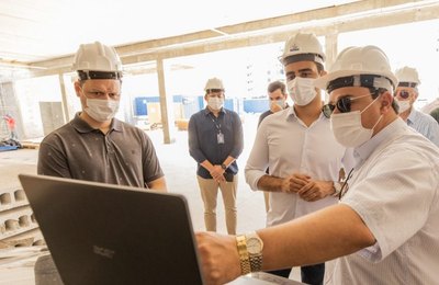 Prefeito JHC faz visita técnica nas obras do Complexo Carajás que vai gerar mais de 1.200 empregos