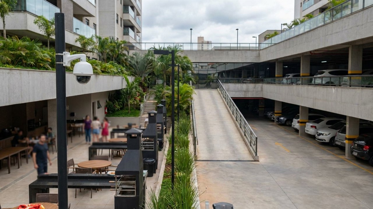 Áreas gourmet e garagens ampliam desafios de segurança nos condomínios de Goiânia