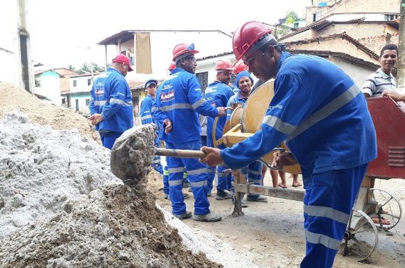 Diminuição das chuvas acelera obras do Vida Nova nas Grotas em Maceió