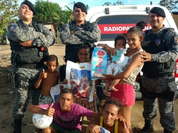PMs de Unidades Operacionais levam alegria e emoção a crianças carentes