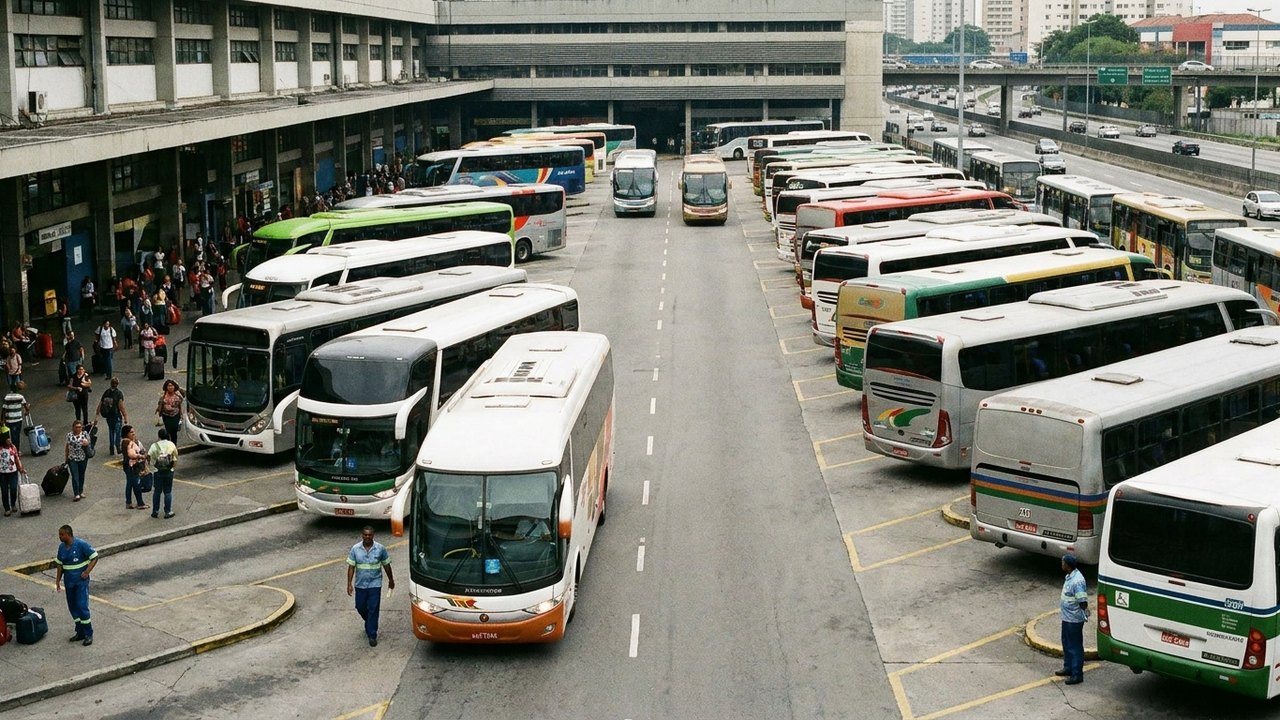 Brasil teve 9,6 mil empresas de ônibus habilitadas, mas 7,4 mil operaram em 2025, aponta ANTT