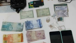 Casal é preso enquanto fazia entrega de maconha, cocaína e crack em Nossa Senhora da Glória / Foto: Foto: Polícia Militar/SE