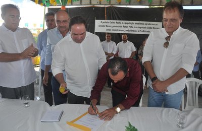 Município de Anadia ganhará 6km de pavimentação asfáltica com Programa Pró-Estrada   