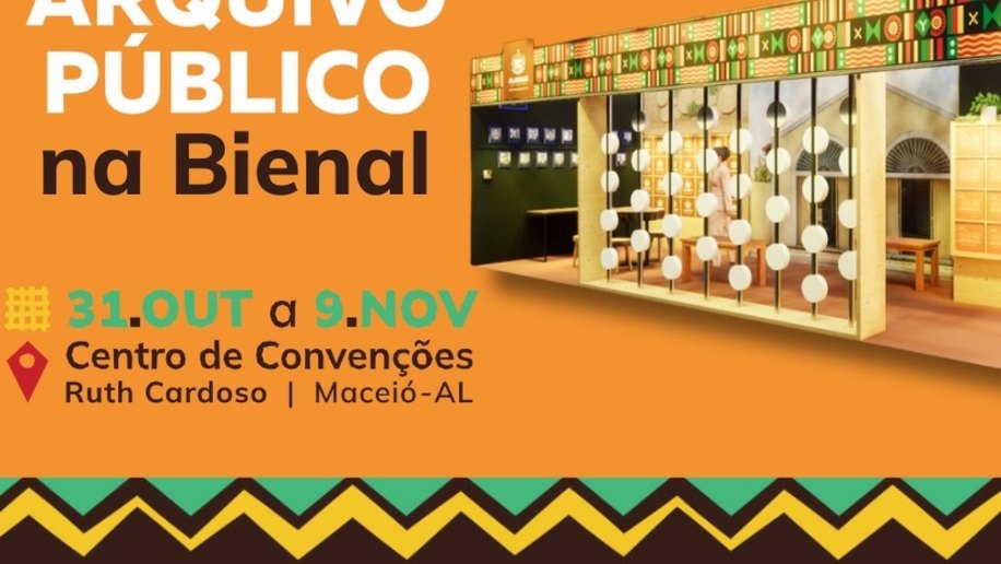 Arquivo Público de Alagoas participa da 11ª Bienal do Livro com estande interativo
