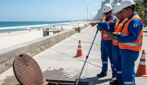 BRK diz que a Prefeitura de Maceió é responsável por fiscalizar ligação irregular de esgoto na Ponta Verde