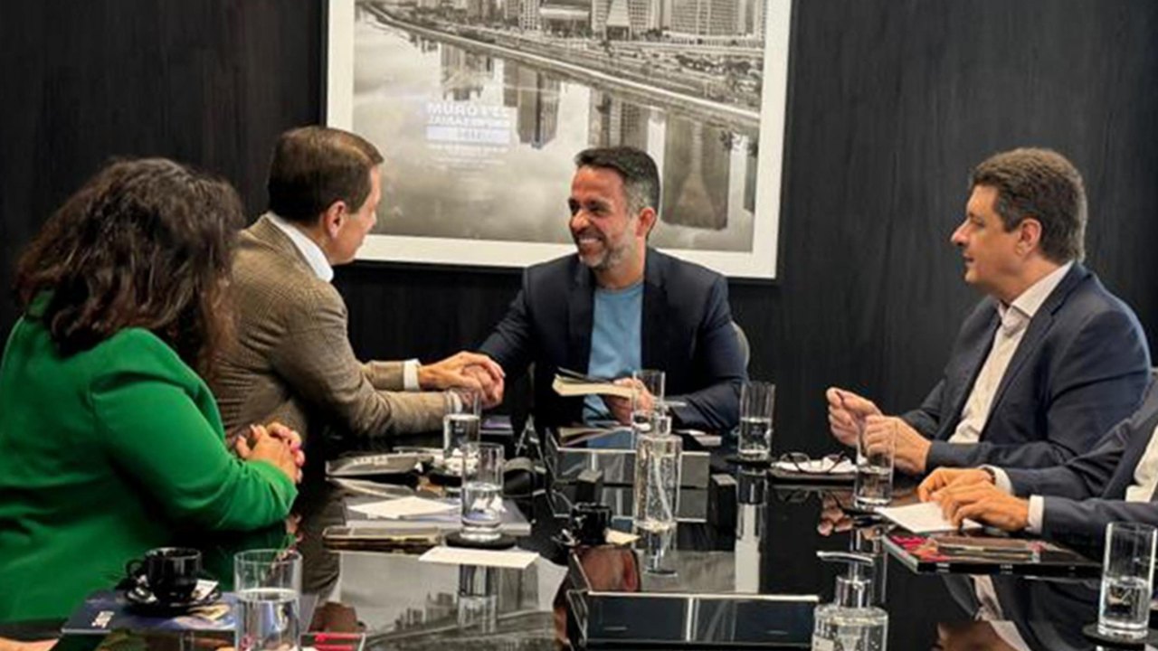 Paulo Dantas se reúne com João Dória em São Paulo