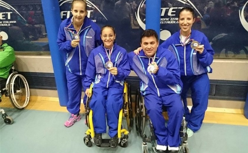 Brasil obtém melhor resultado no Circuito Mundial Paraolímpico de Tênis de Mesa