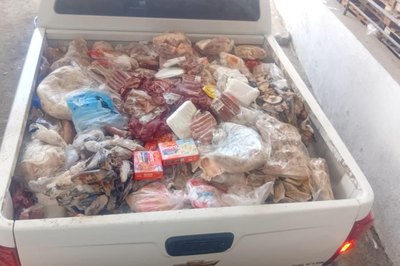 Vigilância Sanitária apreende 1.300kg de produtos impróprios para o consumo em supermercado