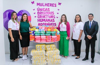 Casa da Mulher recebe 8 mil absorventes doados por servidores do Judiciário