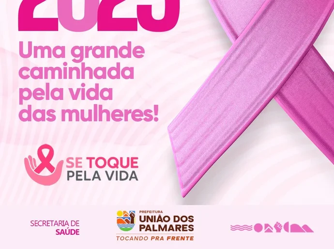 Prefeitura de União dos Palmares realiza Arrastão Rosa em encerramento do Outubro Rosa