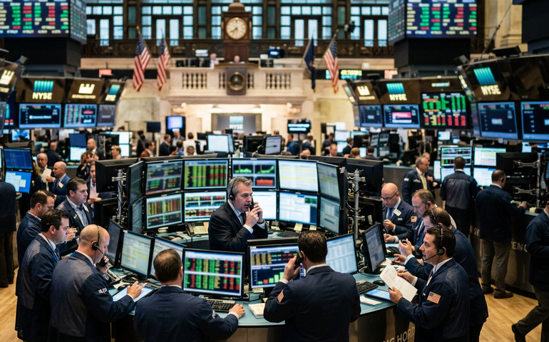 Bolsas de Nova York fecham mistas após fala de Trump sobre minas em Ormuz