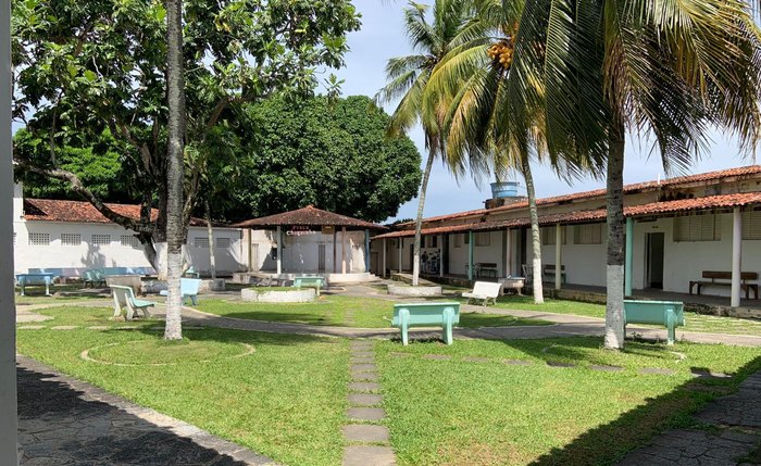 Imagem do espaço de convívio dos pacientes do hospital