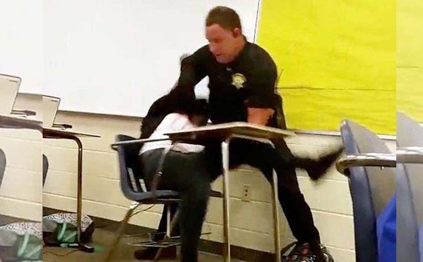 FBI abre investigação sobre vídeo de abuso policial em sala de aula nos EUA
