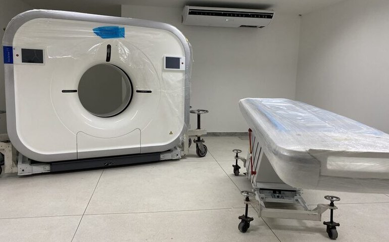 Hospital Geral do Estado recebe tomógrafo e Raio-X