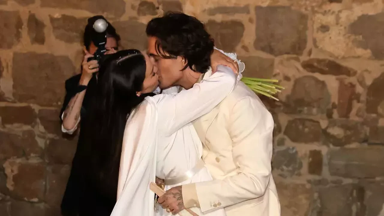 Damiano David e Dove Cameron se casam em cerimônia na Itália