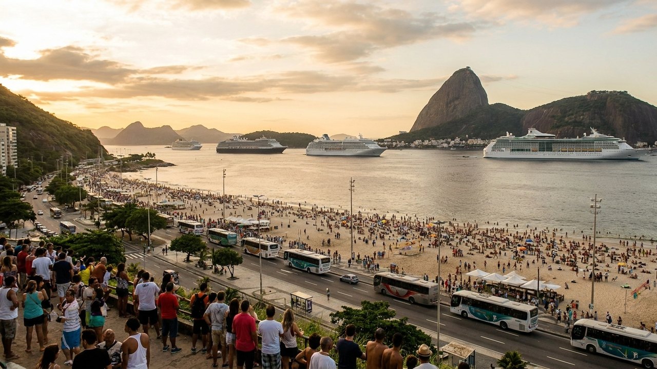 Turismo do Rio cresce acima da média nacional em vendas e chegada de estrangeiros, segundo estudo da Fecomércio