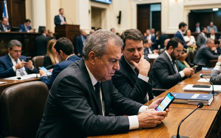 Olho no celular, protesto e queixa sobre Gotham City: como a Alerj acompanhou 1° dia de votação no STF sobre eleição-tampão