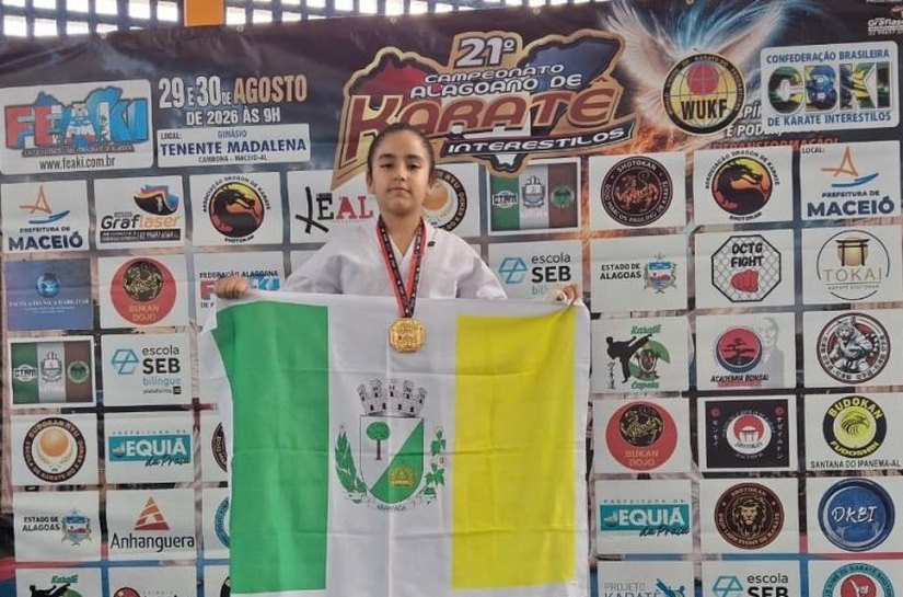 Vitória é campeã no Kata no 21º Campeonato Alagoano de Karatê Interestilos