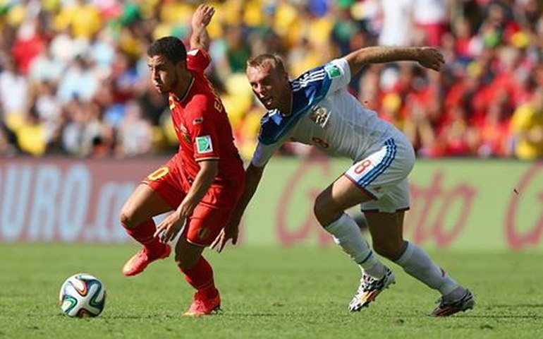 Bélgica derrota a Rússia por um a zero e está classificada