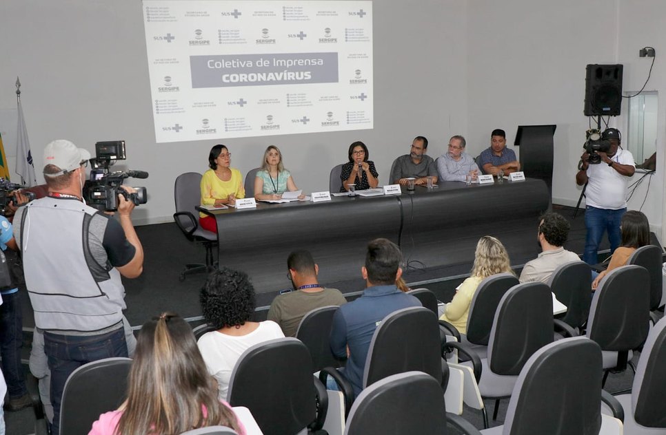COLETIVA CORONA VÍRUS SERGIPE / Foto: Valter Sobrinho ASCOM SES