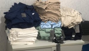 camisas roubadas / Foto: Foto: SSP/Divulgação