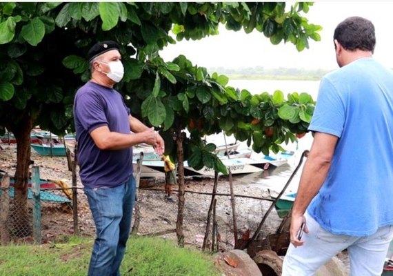 Defesa Civil de Penedo realiza ações preventivas em pontos estratégicos em decorrência do aumento de vazão